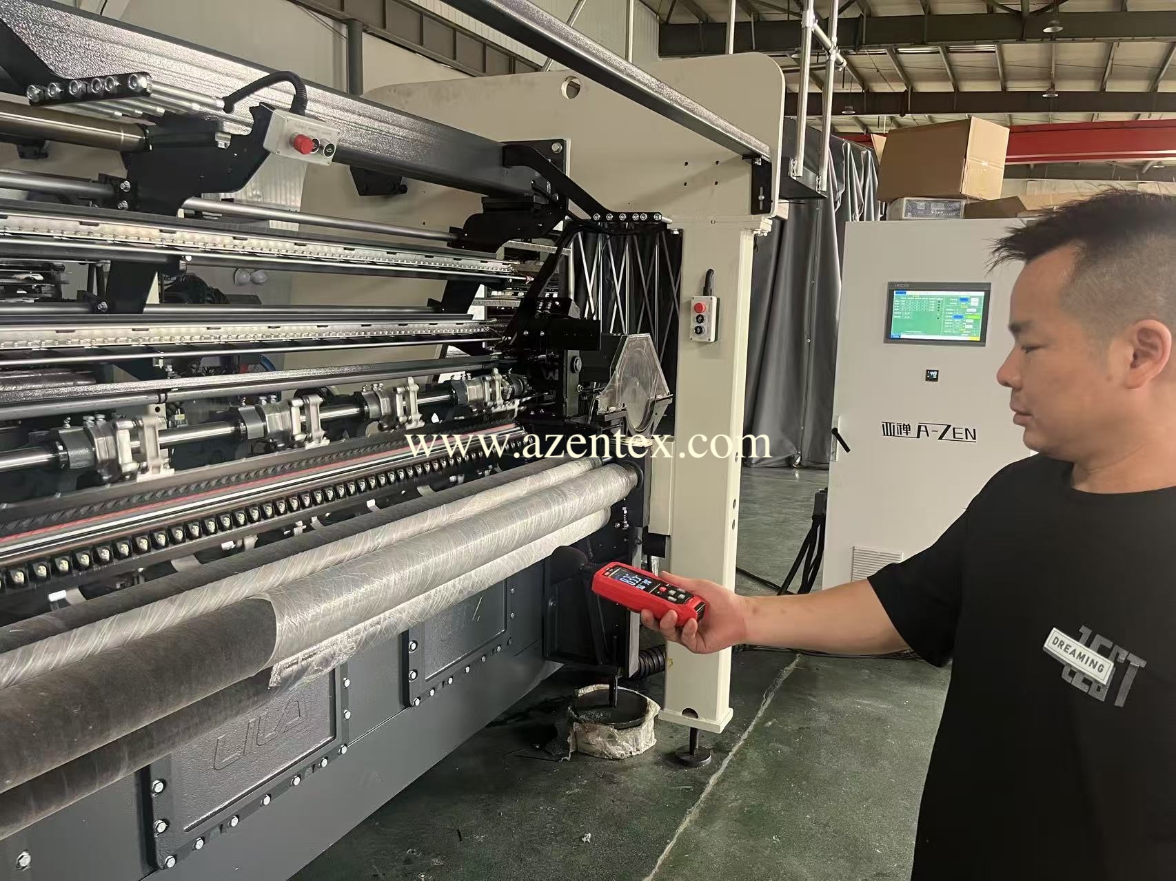 tricot machine inspection