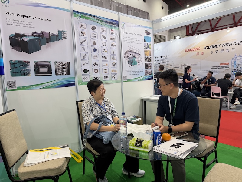 A-ZEN Indo Intertex exhibition booth