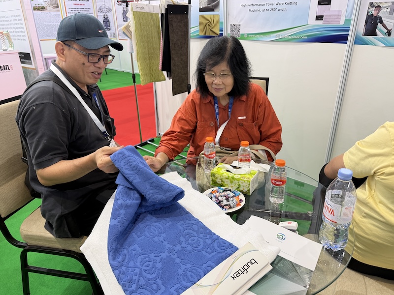 A-ZEN Indo Intertex exhibition booth