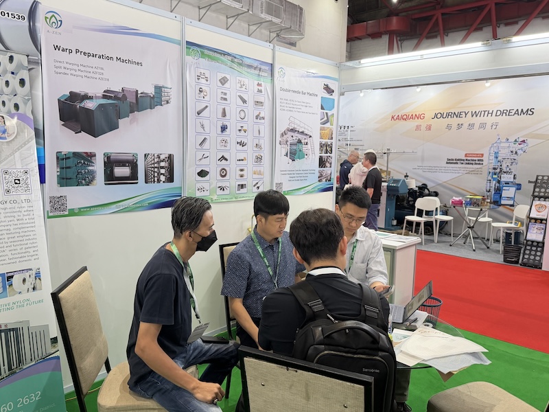 A-ZEN Indo Intertex exhibition booth